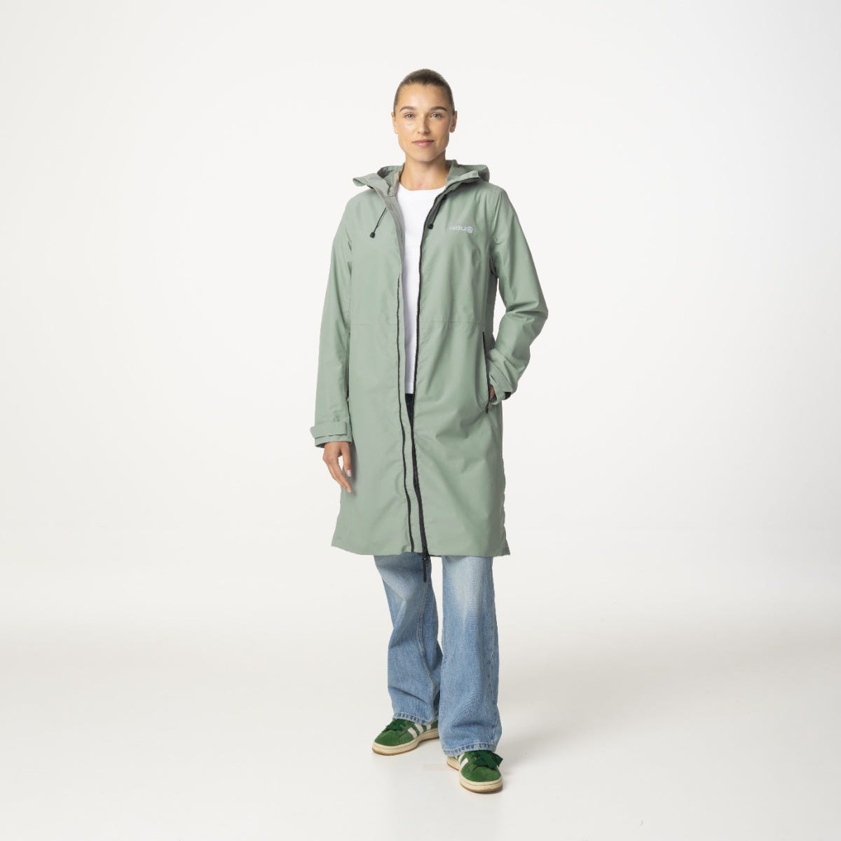 Puch Seq II Regenmantel Urban Outdoor Damen Salbei