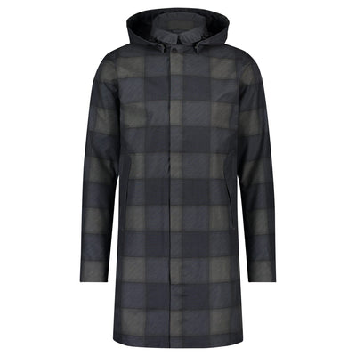 Pic Mac Regenmantel Urban Outdoor Herren Marinegrün kariert