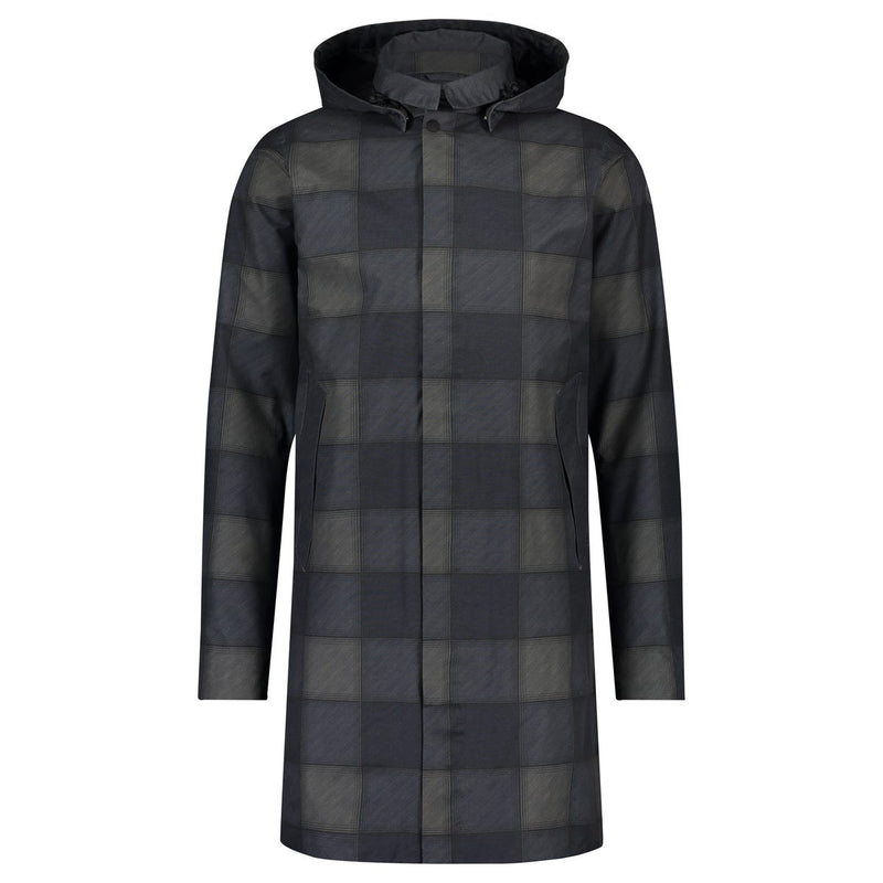 Pic Mac Regenmantel Urban Outdoor Herren Marinegrün kariert