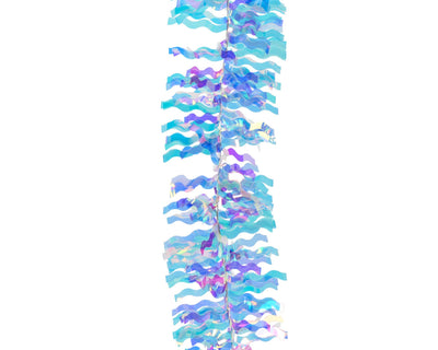 Decoris Lametta-Girlande, irisierend, 270 cm