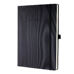 Notizbuch Sigel Chamoispapier 80g m2 21x29,7cm Raute 5x5mm gerippt 194 Seiten