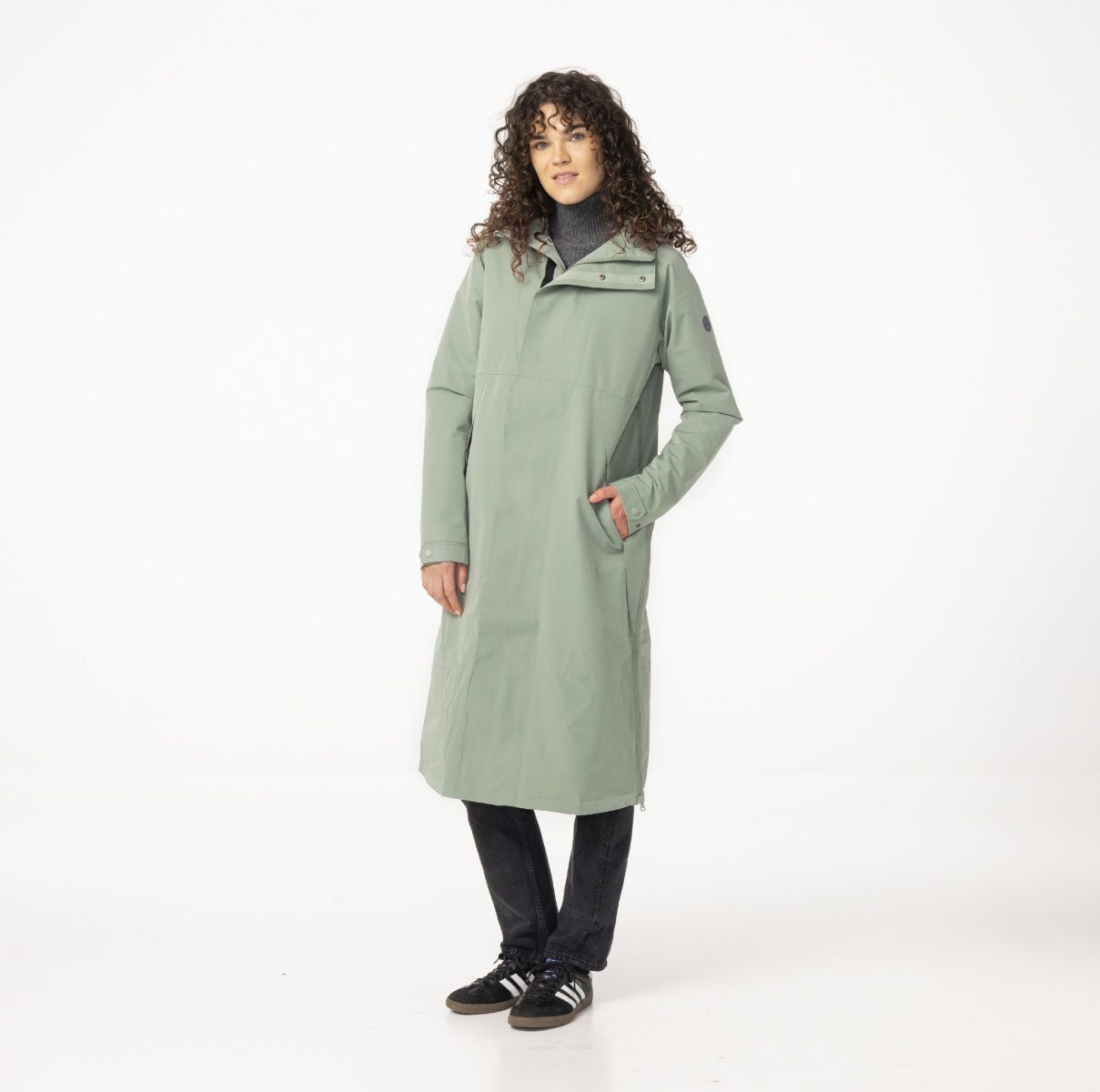 Ty Ci Slicker Winter-Regenmantel für den urbanen Außenbereich