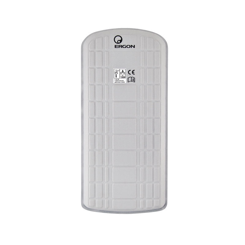 Ergon Back Protector BP100 - Grau - Polyester - UCI Enduro - Kompaktes Design - flexibel - atmungsaktives 3 - Layer Foam EPS