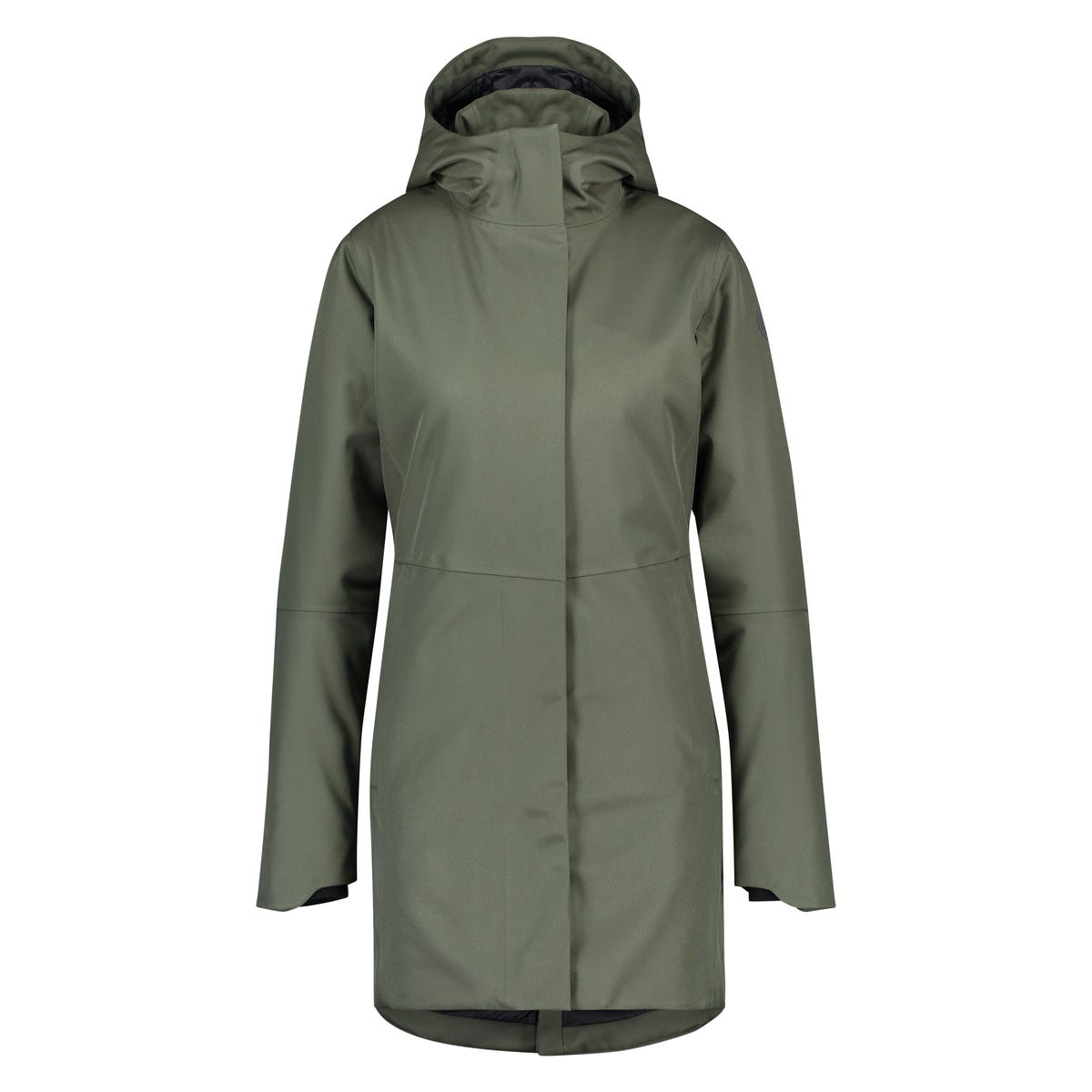 Sauberer Winterregenmantel Urban Outdoor Damen Armeegrün