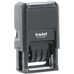 Ty Text- und Datumsstempel Trodat Prin 4750 blau, rot 3 Zeilen
