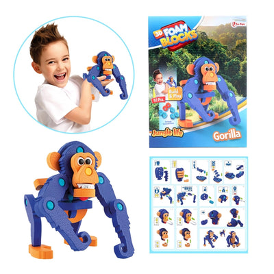 Toi-Toys Toi-Toys Craft Puzzle Aap Junior 25,8 cm Blau 59-Stück