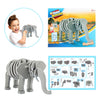 Toi-Toys Toi-Toys 3d Puzzle Elefant Junior 31,5 cm Schaumgrau 75-teilig