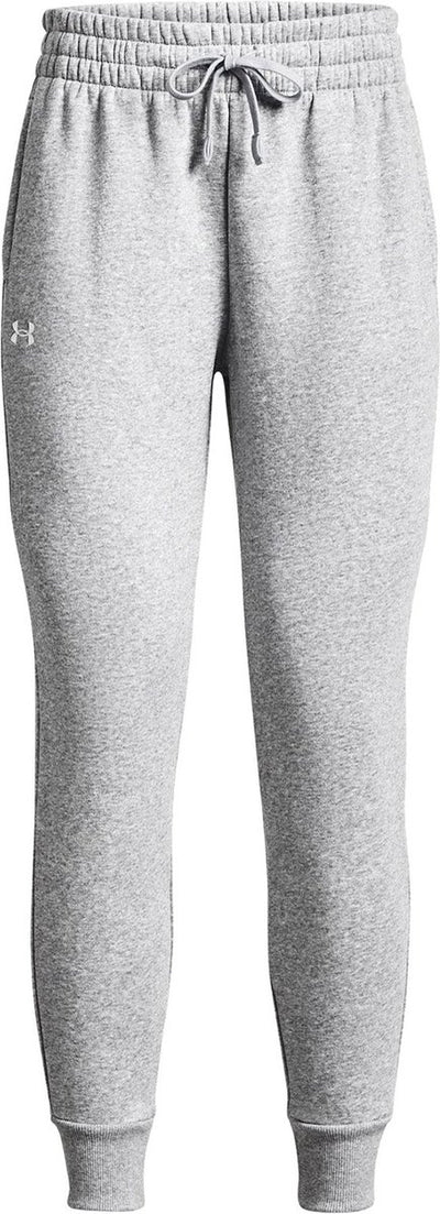 Under Armour UA Rival Fleece Jogger Damen Sporthose – Grau – Weiß