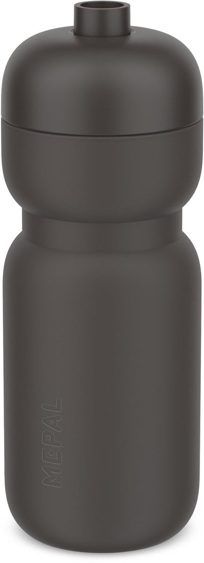 Mepal Squeeze Sportwasserflasche – 600 ml – Squeeze and Drink – auslaufsicheres Ventil – spülmaschinenfest – Trinkflaschen – Graphitschwarz