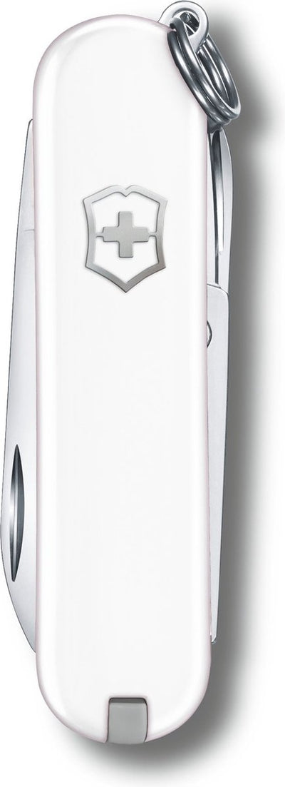 Victorinox klassisches SD-Taschenmesser – fallender Schnee – 7 Funktionen – Edelstahl