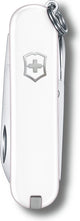 Victorinox klassisches SD-Taschenmesser – fallender Schnee – 7 Funktionen – Edelstahl