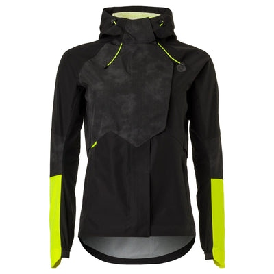 Puch Tech Regenmantel Commuter Damen Hi-Vis Reflection Schwarz