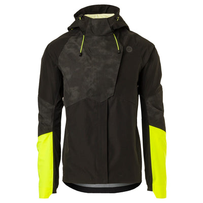 Puch Tech Regenmantel Commuter Herren Hi-Vis Reflection Schwarz
