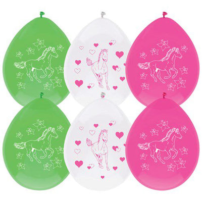 Luftballons Pferde, 6st.