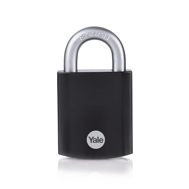 Yale 1065333 – Vorhängeschloss 45 mm gehärtet schwarz max | 6 Stück