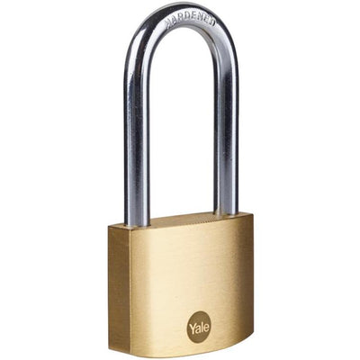Yale 1065088 – Vorhängeschloss mit langem Bügel, 50 mm Standard | 3 Stück