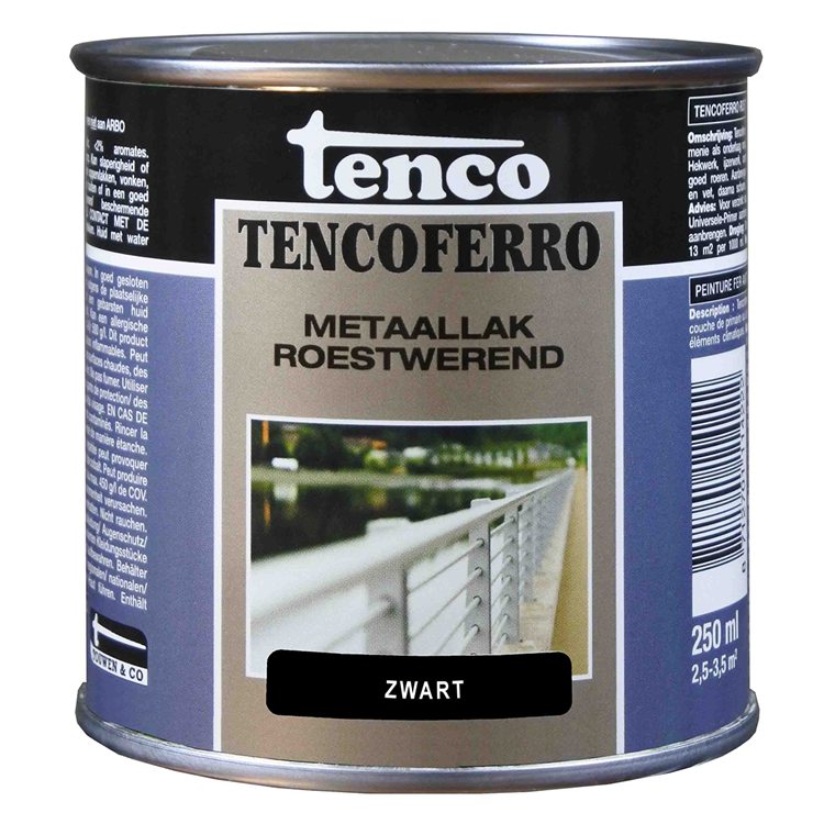 Tenco 1034302 – Eisen 407 schwarz 0,25 l | 4 Stück