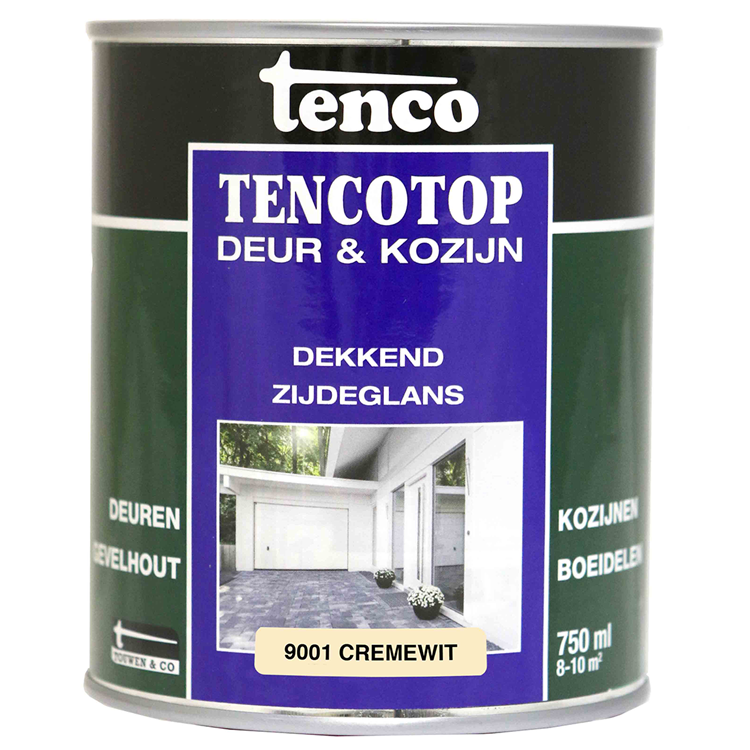 Tenco 1045133 – Top sogenanntes Deck RAL 9001 0,75 | 3 Stück
