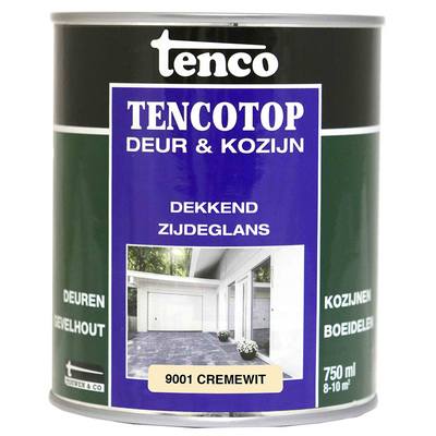 Tenco 1045133 – Top sogenanntes Deck RAL 9001 0,75 | 3 Stück