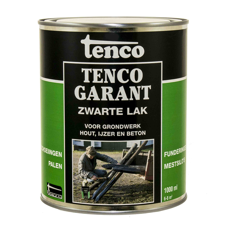 Tenco 1034384 – garantiert schwarze Farbe 1l | 3 Stück