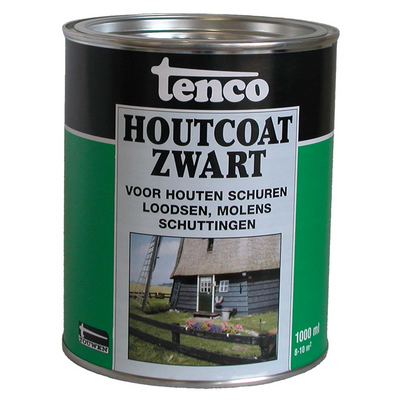 Tenco 1034388 - Holzmantel schwarz 1l | 3 Stück