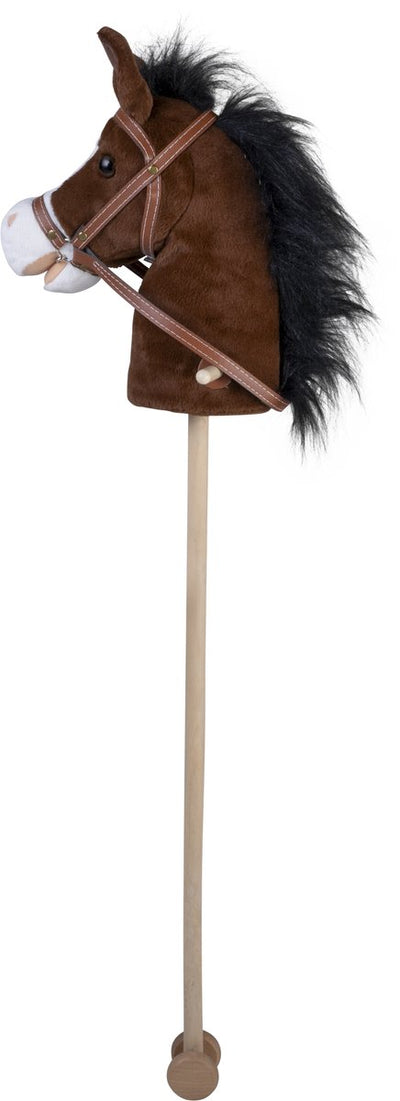 Steckenpferd aus Holz braun - 95cm