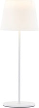 Brilliant AG Brilliant Cappo – Tischleuchte für den Außenbereich – LED 2,5 W – 190 lm – 3000 K – Weiß- und RGB-Farben – wiederaufladbar über USB – 3 Stufen dimmbar – IP44 – Weiß