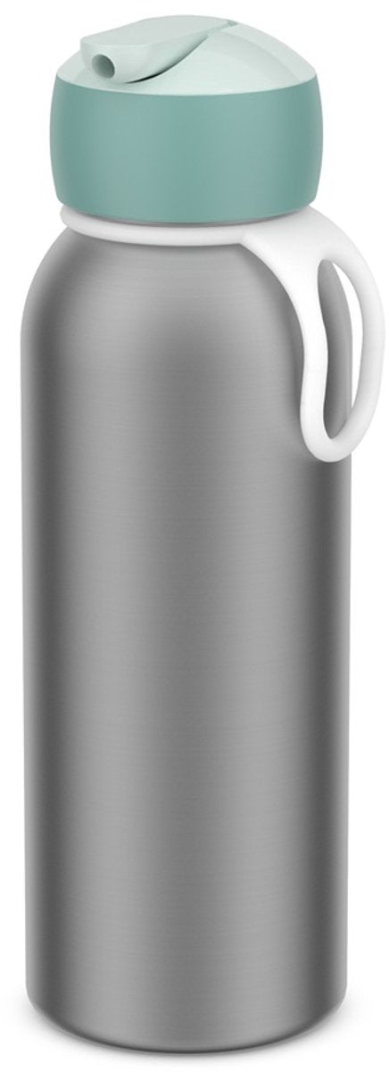 Mepal Isolierflasche Flip-Up Campus – 350 ml – 12 Stunden kalt 4 Stunden heiß – Trinkflasche mit Strohhalm für Kinder – kühles Mint