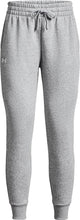 Under Armour UA Rival Fleece Jogger – Graue Herren-Sporthose – Castlerock Light Heather – Weiß