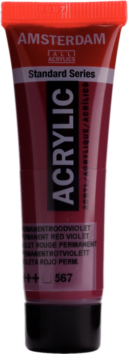 Royal Talents Farbe – Acryl – 567 – permanentes Rotviolett – Amsterdam – 20 ml