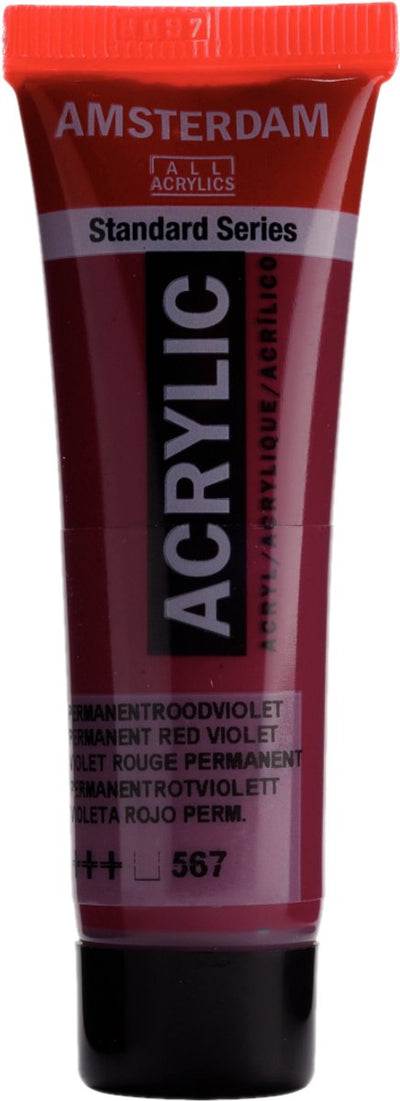 Royal Talents Farbe – Acryl – 567 – permanentes Rotviolett – Amsterdam – 20 ml