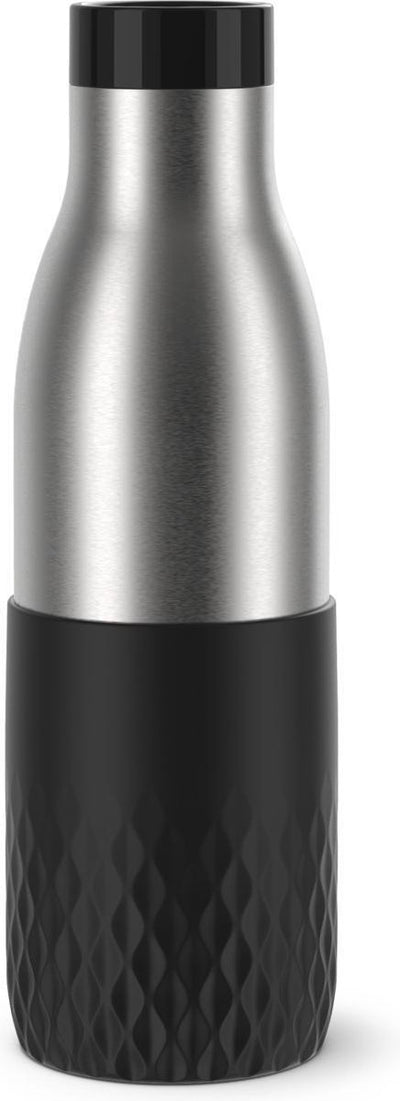 Tefal Bludrop Sleeve N3110510 Thermosflasche – 500 ml – Edelstahl – Schwarz – isolierend – auslaufsicher