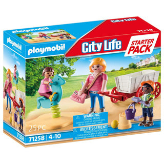 Playmobilstarterpack -Pädagogin mit Bolderwagen 71258