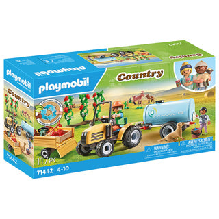 Playmobil My Life Tractor mit Anhänger und Wassertank 71442
