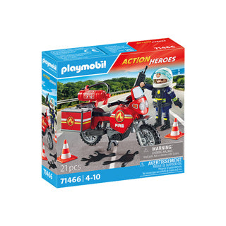 Playmobil Action Heroes Fire Brigade an der Stelle des Unfalls 71466