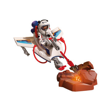 Playmobil Space Esa Raumgleiter | Astronaut - Flugfahrzeug mit Schussfunktion und Greifarm | Weltraumforschung im Kinderzimmer | hochwertiges Spielzeugset | Spaß für Kinder ab 4 Jahren | 72013