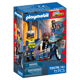 Playmobil 72076, Polizist und Verbrecher, Action-Abenteuer, 4 Jahre, mehrfarbig, Kunststoff