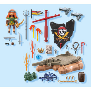 Playmobil 71794 Piratenfloß mit Schatz