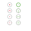Konus Italia Konus Red Green Dot Zielfernrohr Sight-Pro R8