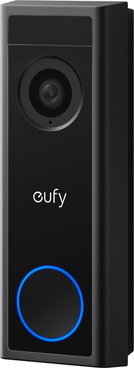 Eufy C30 2k kabellose Video-Türklingel – 2k FHD – Akku – Schwarz – batteriebetrieben – 16:9 erweiterte Ansicht – einfache Installation – Live-Videoanruf – Personen- und Bewegungserkennung – kompatibel mit Homebase S380 – keine Abonnementkosten