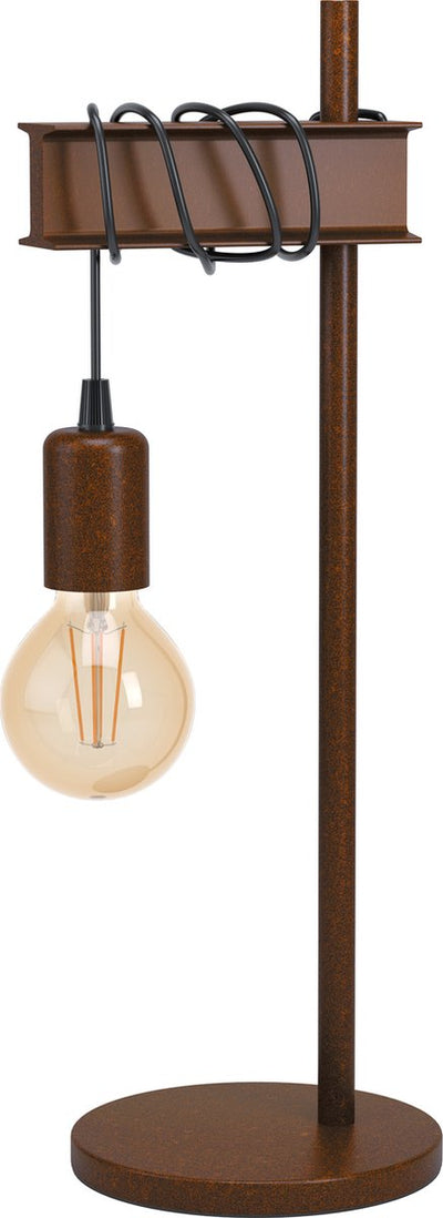 Eglo Townshend 4 Tischlampe – E27 – 50 cm – Schwarzbraun