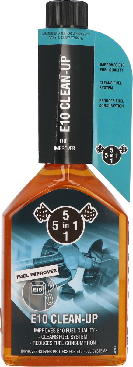 5in1 E10-Reinigung – 310 ml – Kraftstoffsystemschutz – für E10-Kraftstoffe – für 50 Liter Kraftstoff
