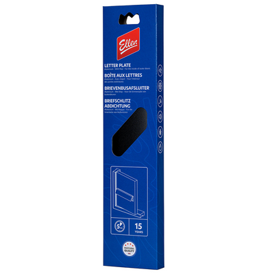 Ellen Briefkastenventil Zugluftklappe Aluminium | Mitglied | schwarz - 810309050