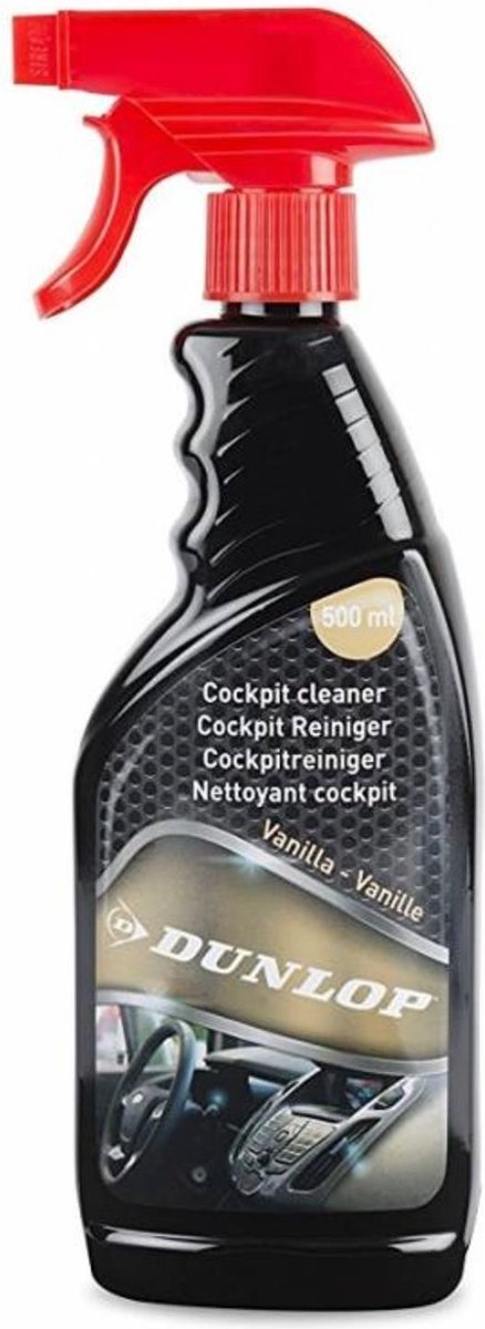 Dunlop Cockpitreiniger – Vanilleduft – antistatisch – staubabweisend – 500 ml