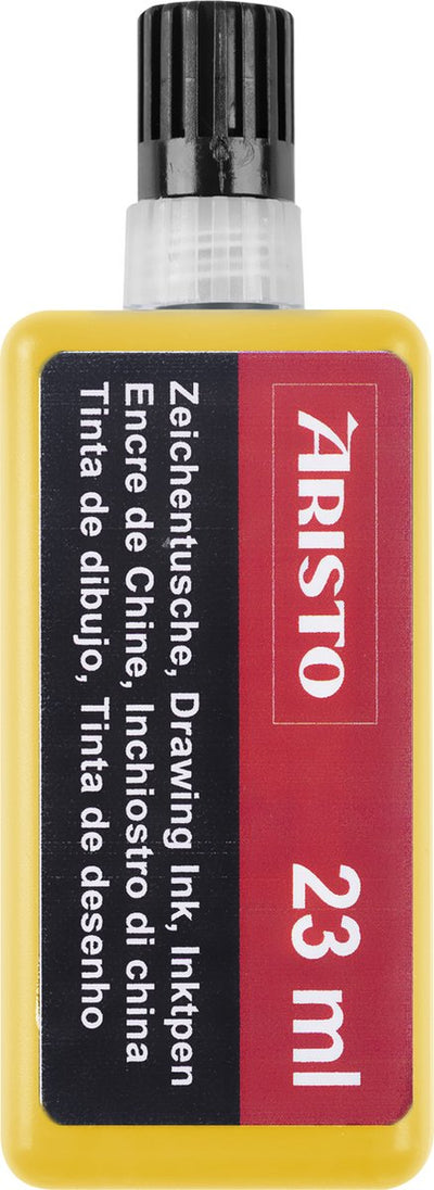 Aristo Zeichentinte – Inhalt 23 ml – Gelb – AR-64805