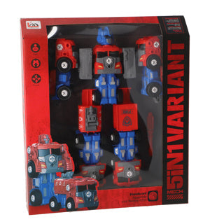 Roboter transformierbar Mega Rot Blau