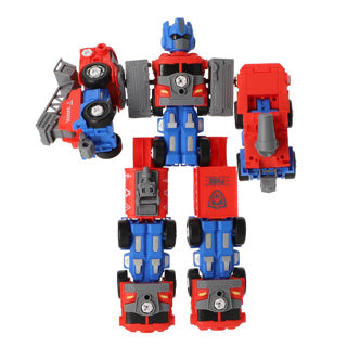 Roboter transformierbar Mega Rot Blau