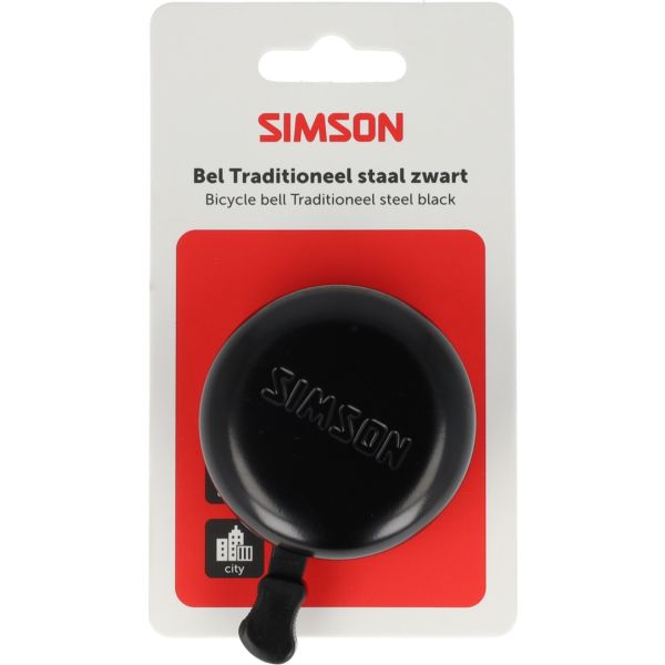 Simson-Glocke, traditioneller schwarzer Stahl