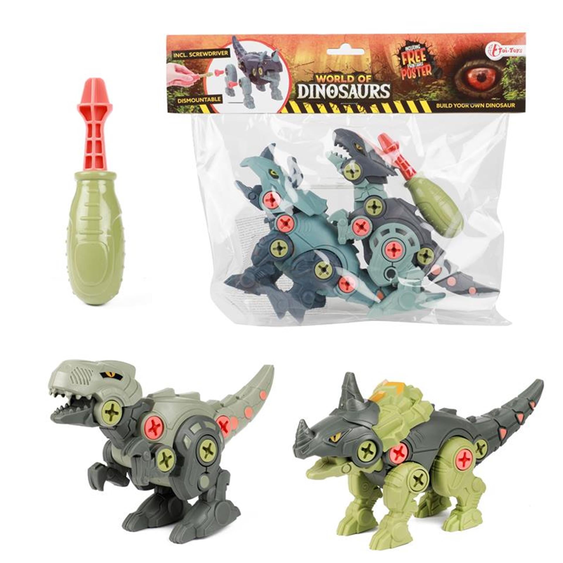 Toi-toys Toi Toys Dino zerlegbar 2 Stück im Beutel
