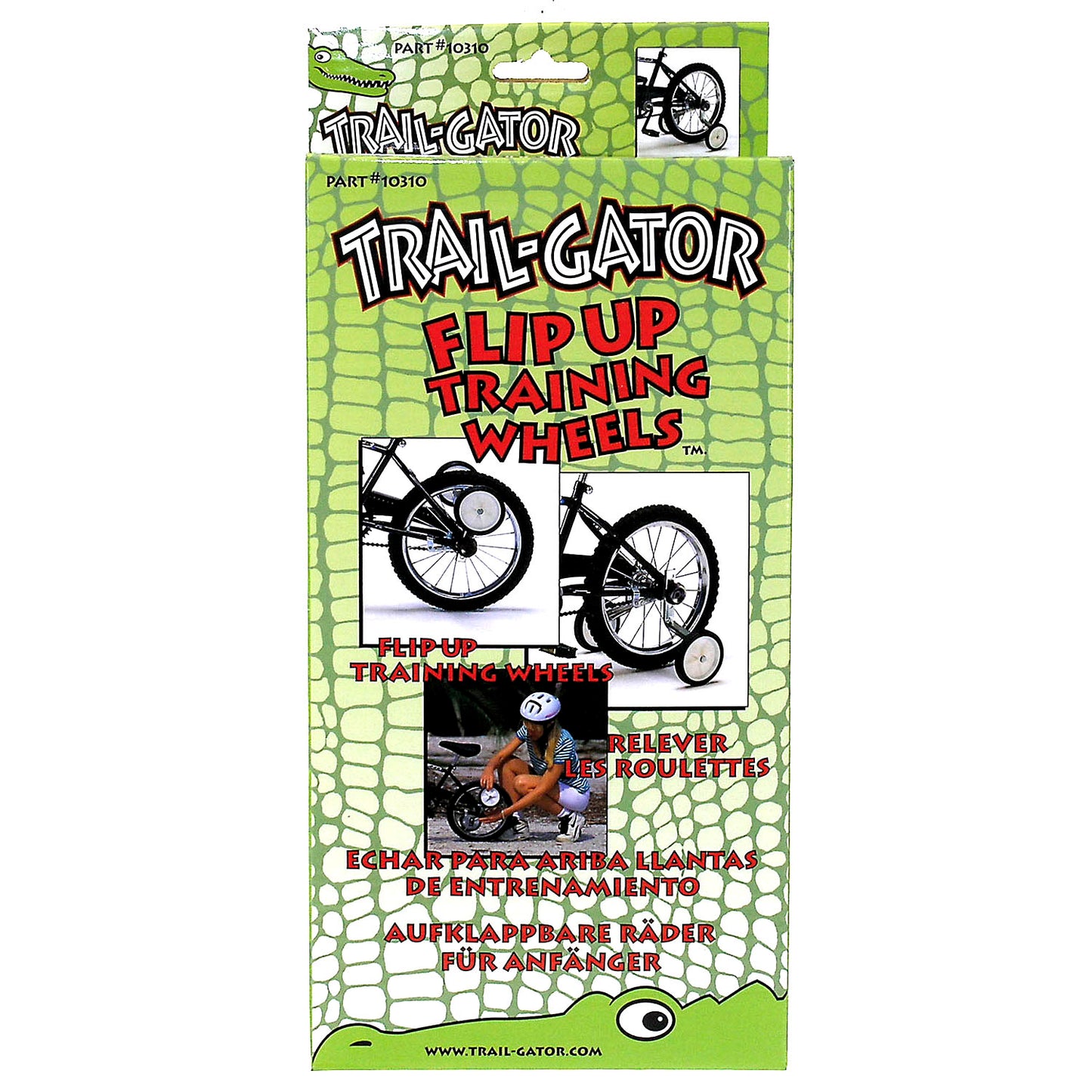 Hochklappbare Stützräder von Trail Gator